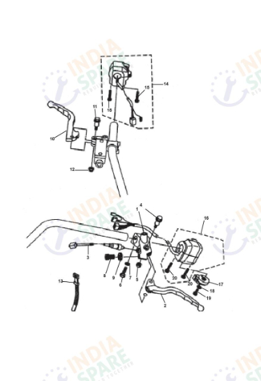 HANDLE SWITCH LEVER